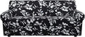 4 Pieces Floral Stretch Sofa Slipcover T4502