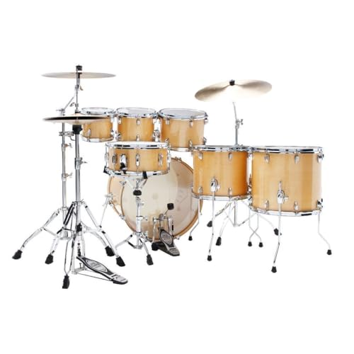 Gloss Natural Blonde 7-Piece Shell Pack with 22-Inch Bass Drum U204