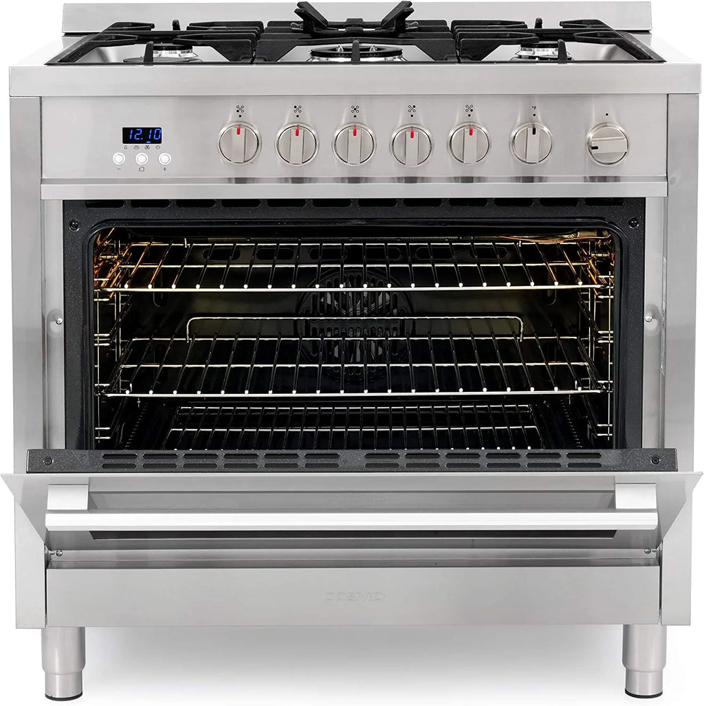 36-in 5 Burners 3.8-cu ft Convection Oven Freestanding Gas Range N912