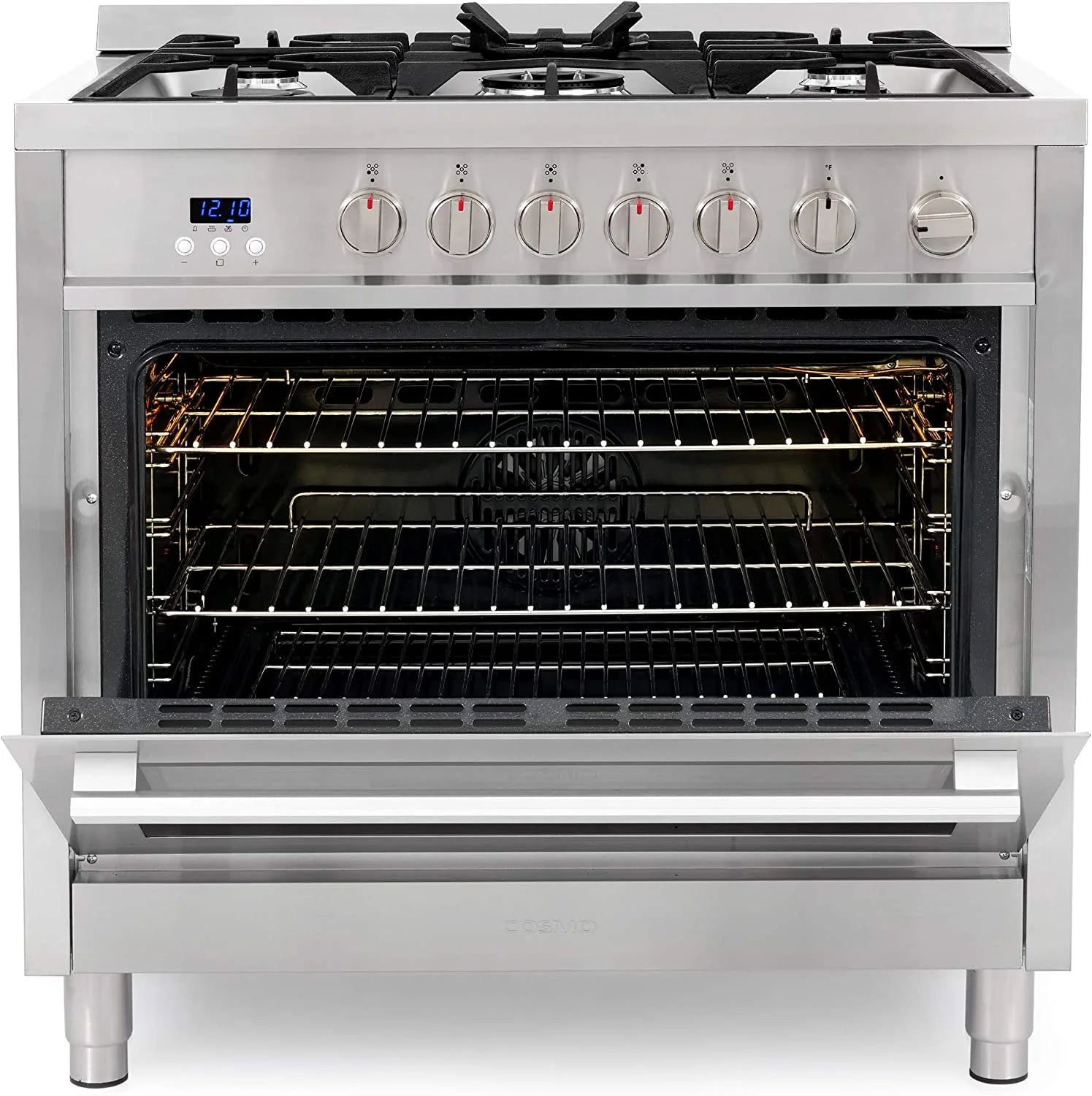 36-in 5 Burners 3.8-cu ft Convection Oven Freestanding Gas Range N912
