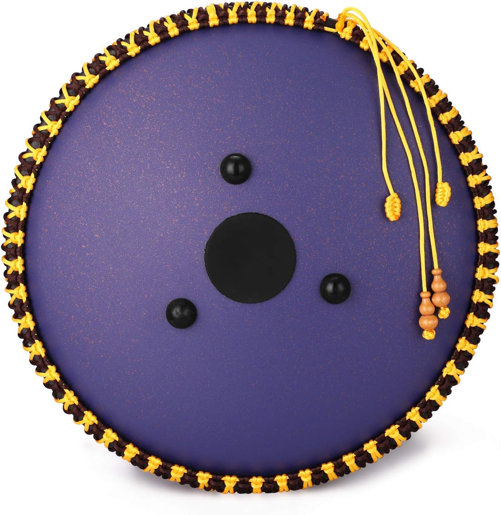 14 inch 14-Tone Carbon Steel Tongue Drum C-Key Hand Pan Drums R8453