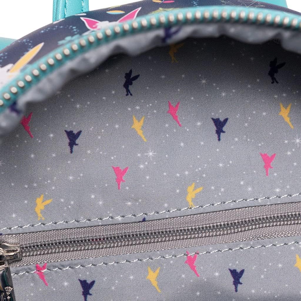 Teal Glow in the Dark Allover Print Backpack Y183869