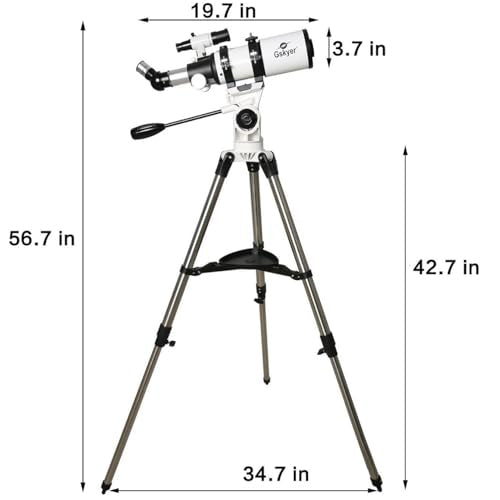 80mm AZ Refractor Telescope J564