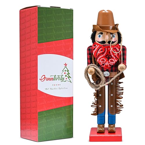 Brown and Red Wooden Nutcracker V85941