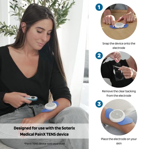 Wireless TENS Unit Muscle Stimulator with EMS Remote Control Rechargeable Electrode Pad W9825