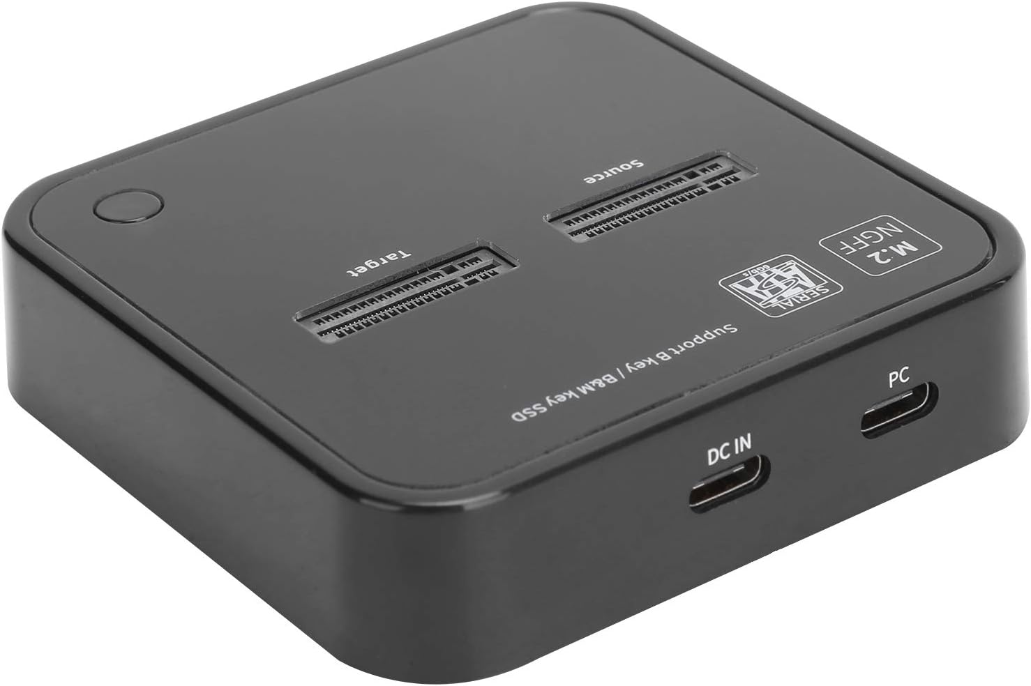 Dual Bay Hard Drive Duplicator Dock M.2 SSD Duplicator Docking Station Pack of 2 F5548