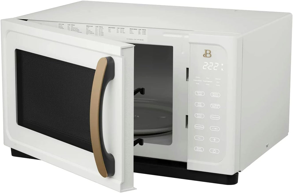 White 1.1 Cu ft 1000 Watt Sensor Microwave Oven W80628