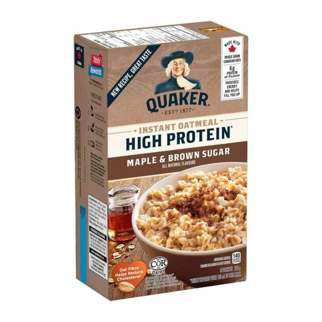 High Protein Maple & Brown Sugar Instant Oatmeal, 8 oz (Pack of 2) S3038