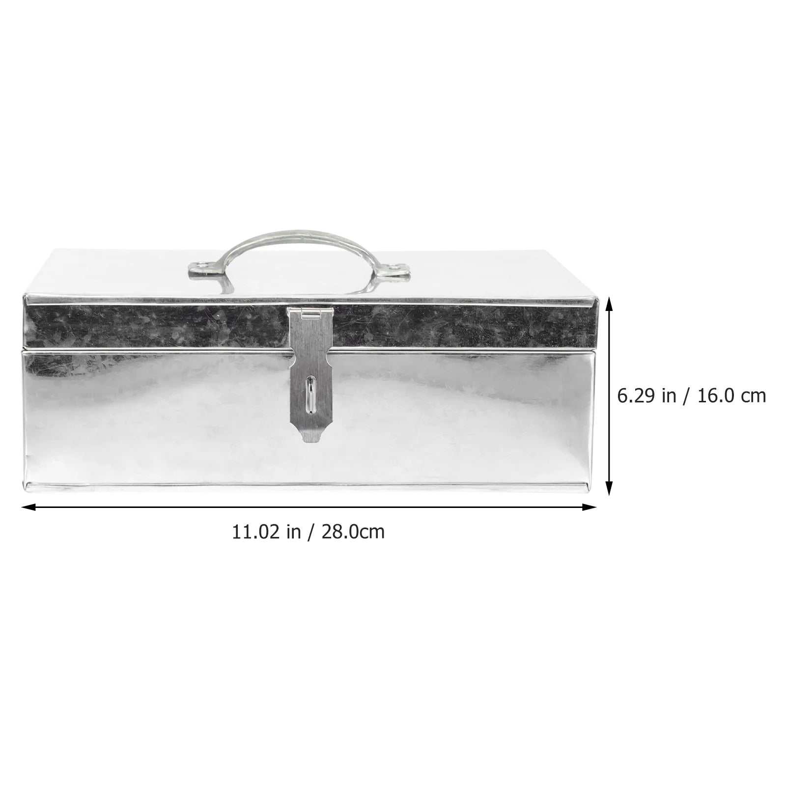 Aluminum Hard Case Storage Tin Box X4244