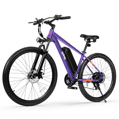 21-Speed Mountain Ebike with Peak 1200W 48V10.4Ah Removable Battery 27.5X2.1 Tire U815272