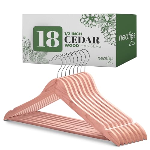 Red Cedar Wooden Hangers 6 Pack A7165