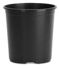 2.62 Gal Black Plastic Nursery Pot with Drainage Holes C389165