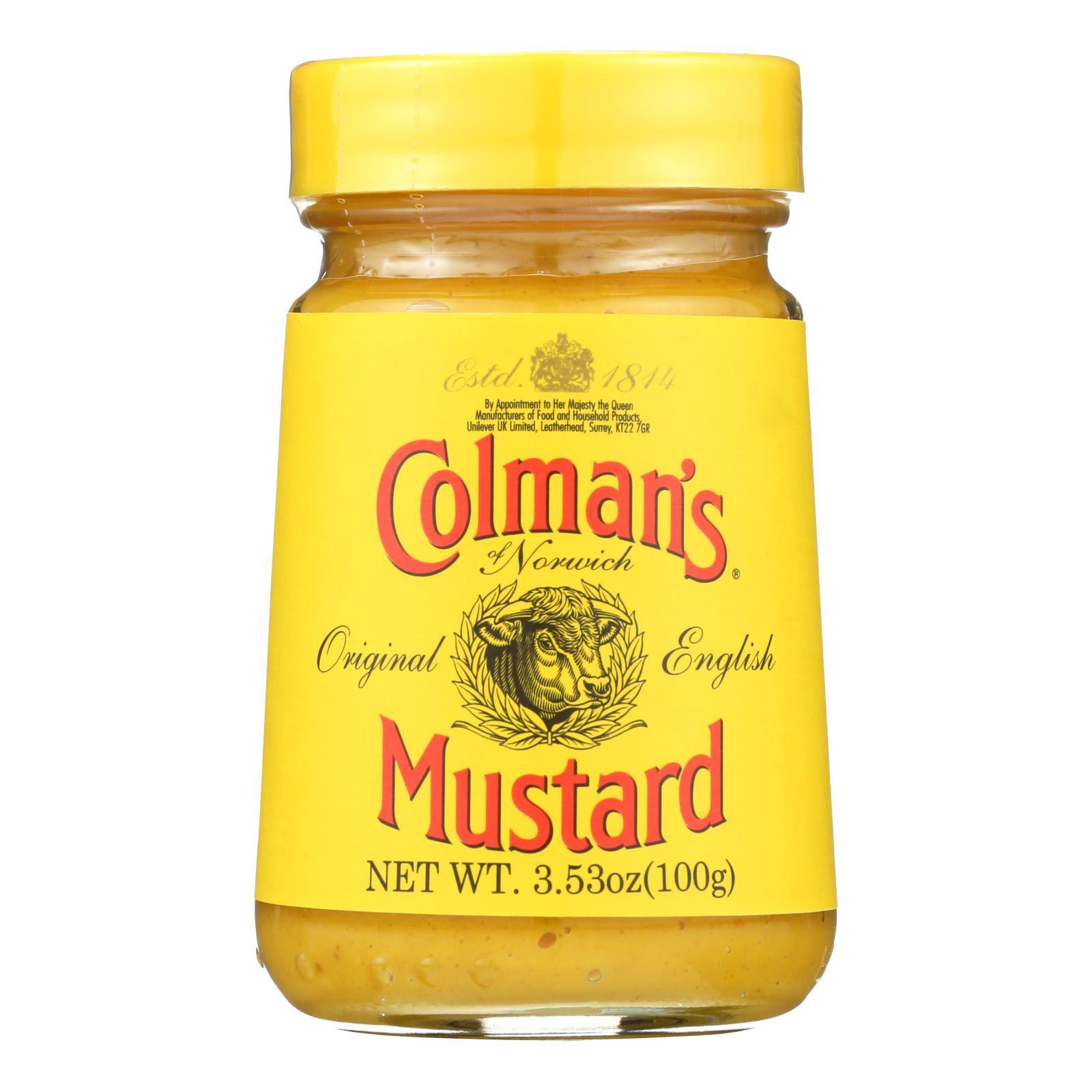 Colman Original English Mustard - Case of 8 - 3.53 oz. B355635