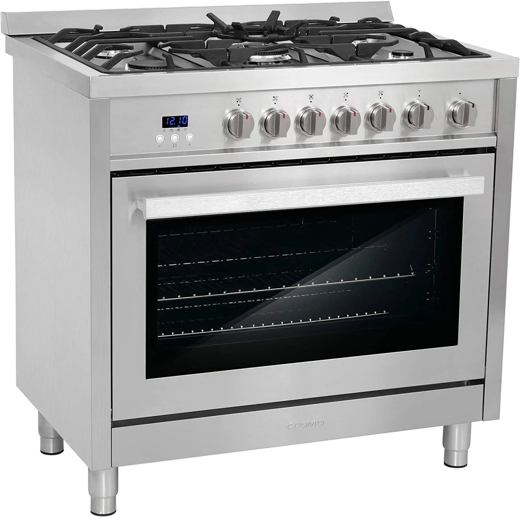 36-in 5 Burners 3.8-cu ft Convection Oven Freestanding Gas Range N912