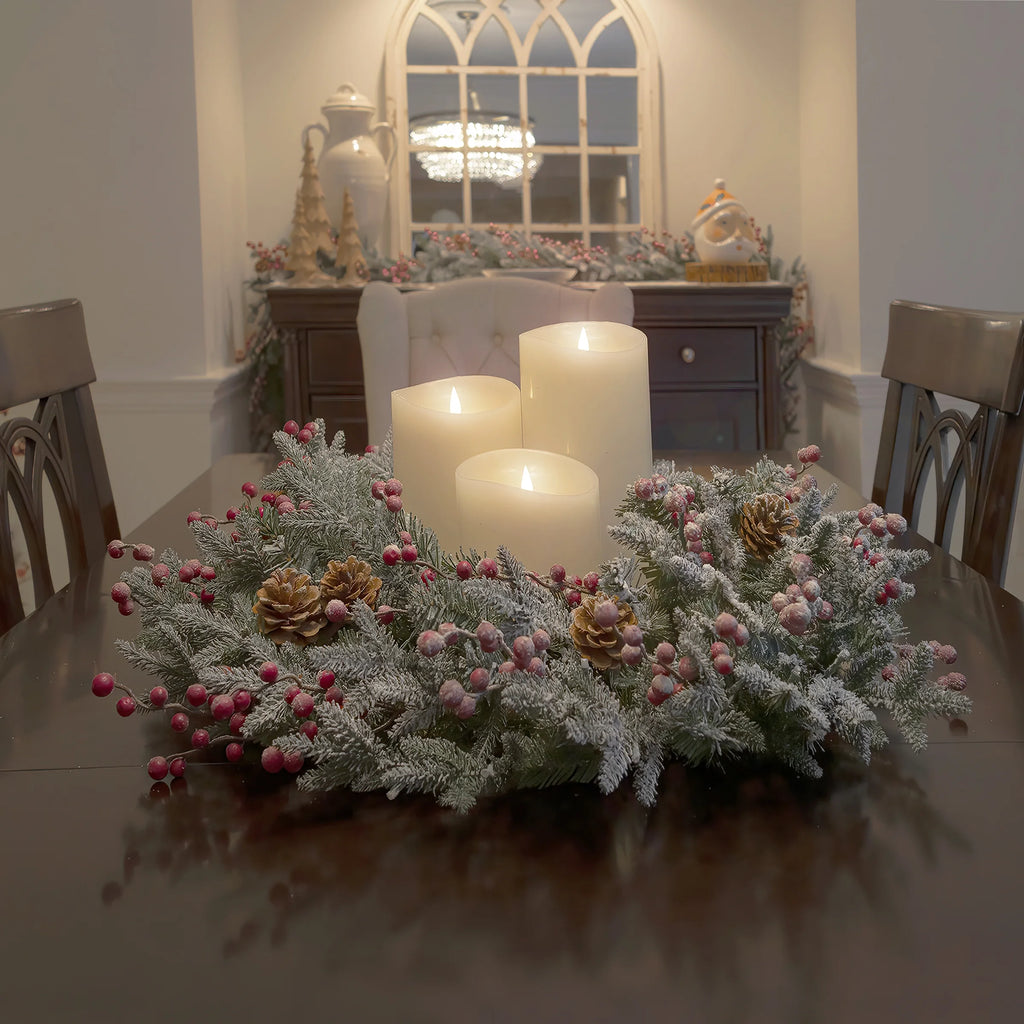 Ivory Flameless Candle with Remote, Battery Powered, 7 in Z572333