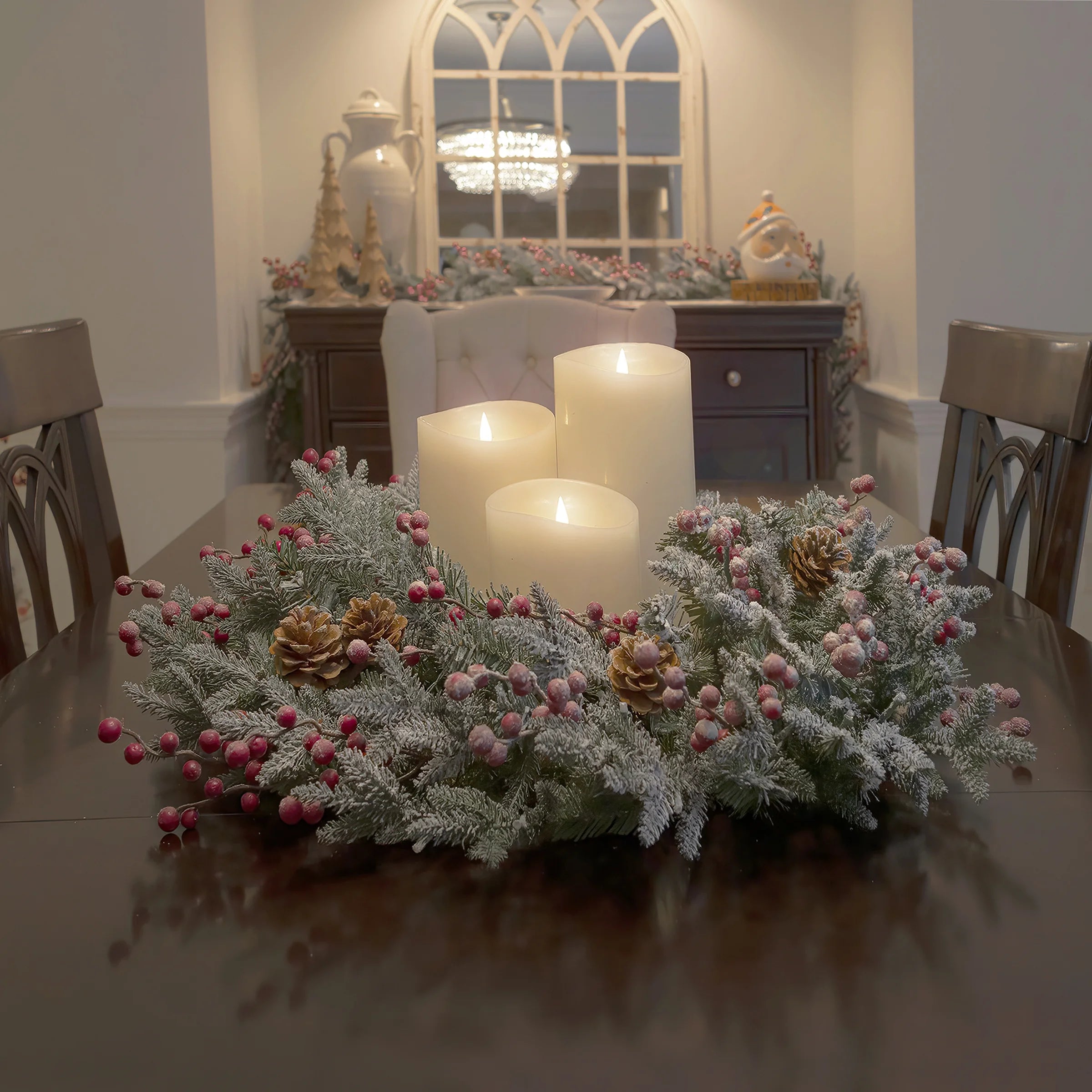 Ivory Flameless Candle with Remote, Battery Powered, 7 in Z572333
