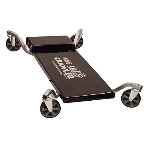 Black Rolling Automotive Mechanic Creeper with 5" Casters B866537