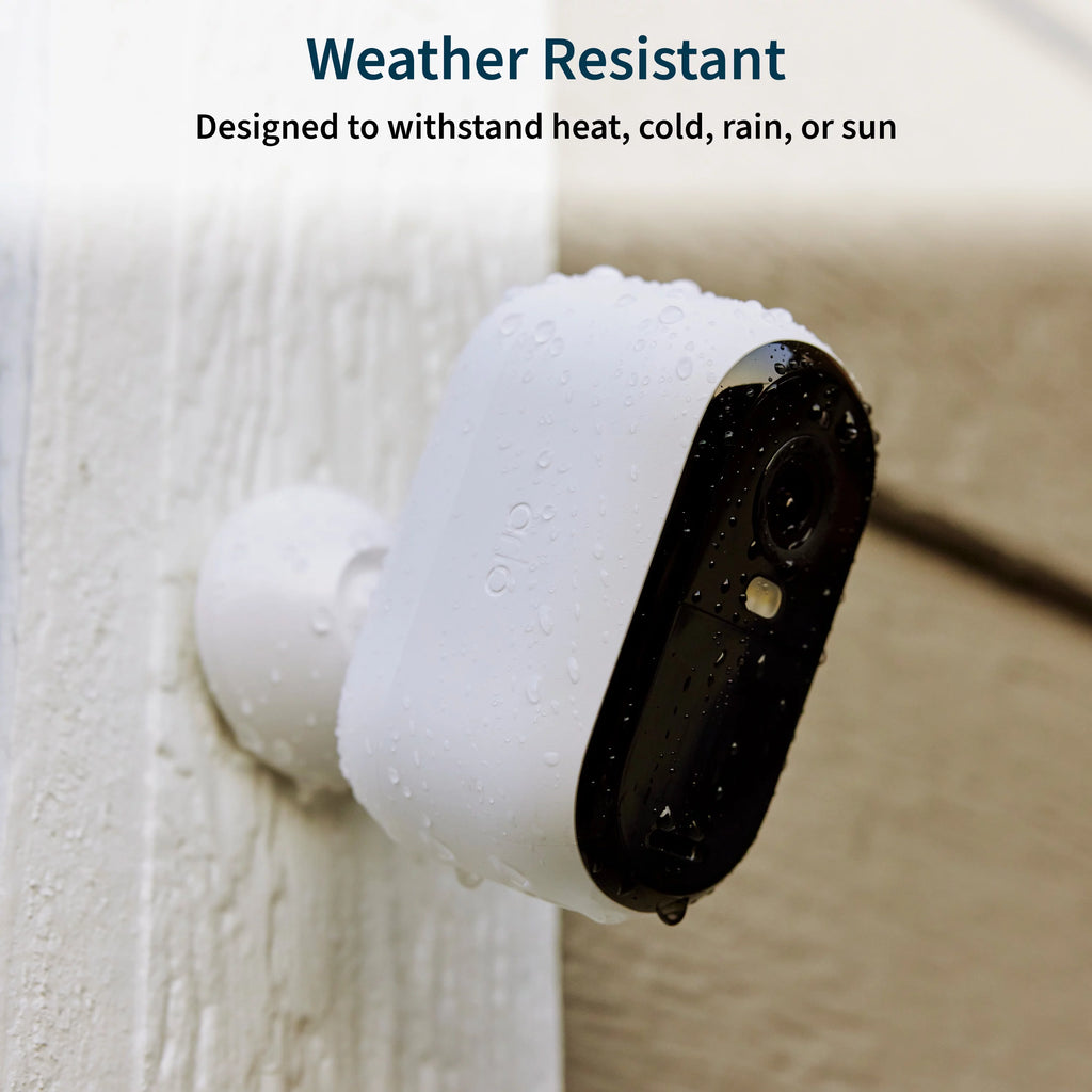 White 2K Wireless Outdoor Security Camera 3 Cam V762205