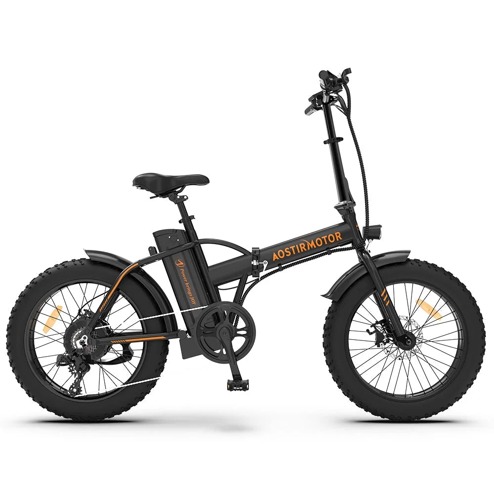 Folding Electric Bike 500W Motor 20" Fat Tire 36V/13Ah Li-Battery U61746