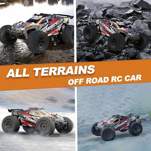 4WD 1:10 All Terrain RC Car with Headlights 2 Batteries L783745
