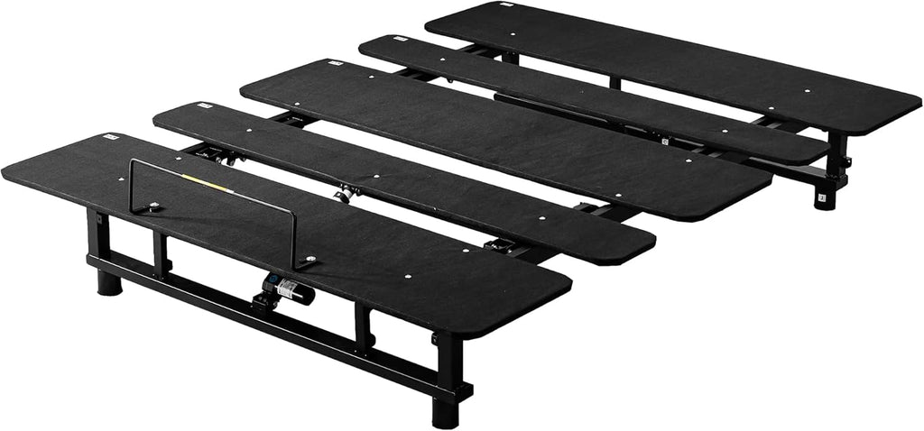 Black Queen Adjustable Bed Frame with Wireless Remote M82950