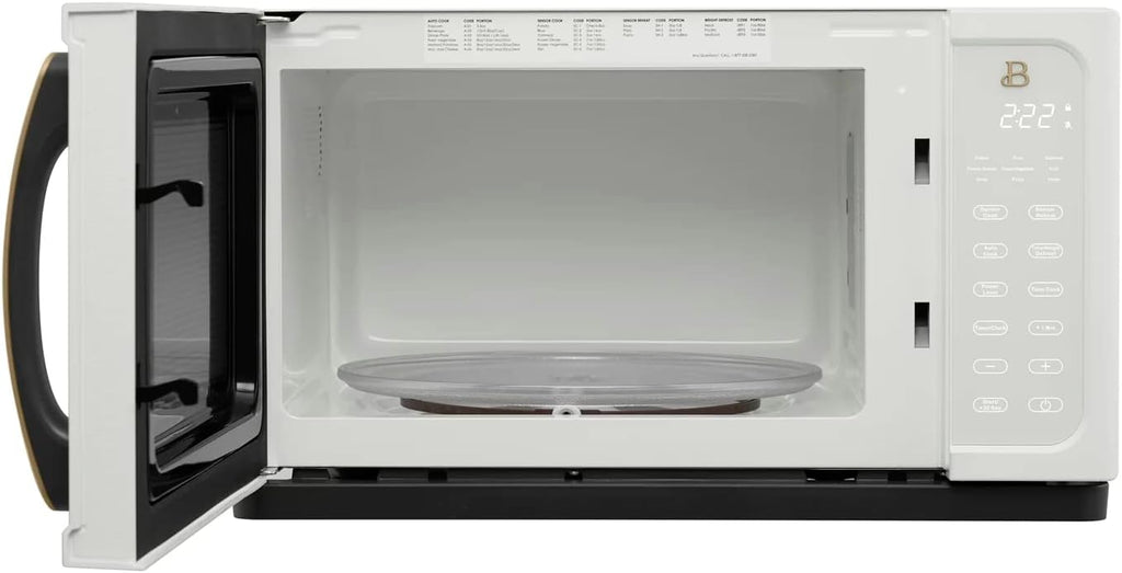 White 1.1 Cu ft 1000 Watt Sensor Microwave Oven W80628