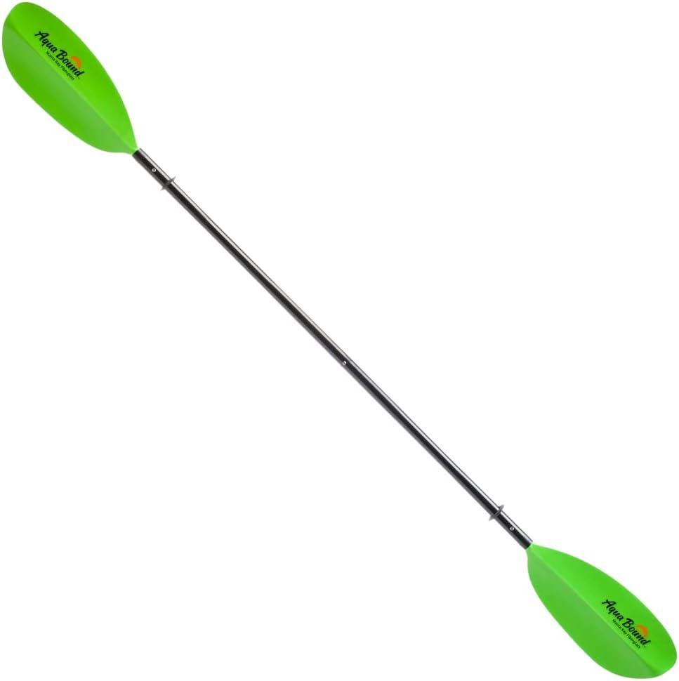 Fiberglass Kayak Paddle, 4 Piece, Electric Green, 210 cm T85973