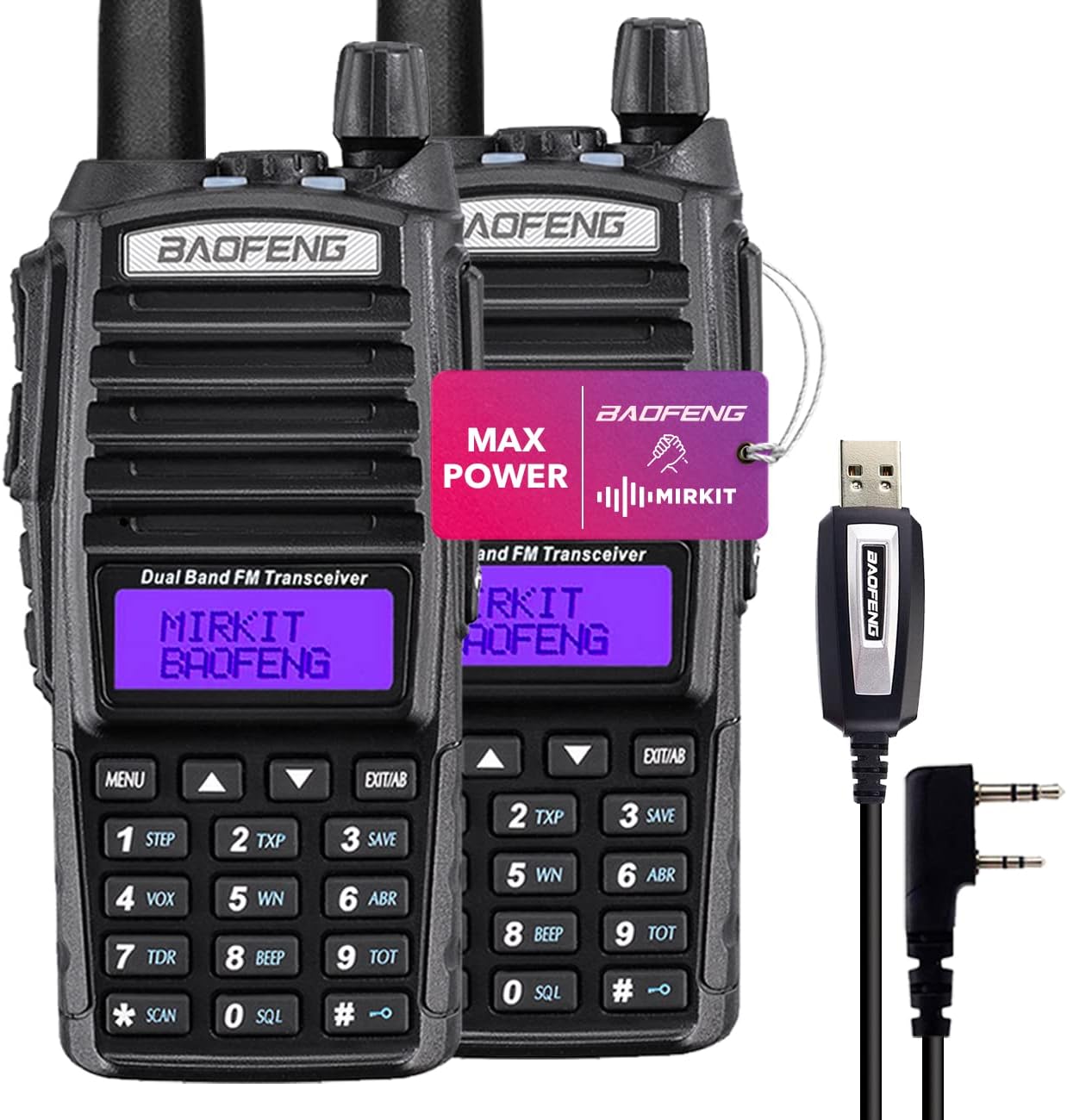 8 Watt Two Way Radio Pack of 2 P328680