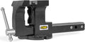 2-in-1 Tow Hitch Truck Vise 6" Bench Vise Grey S4655