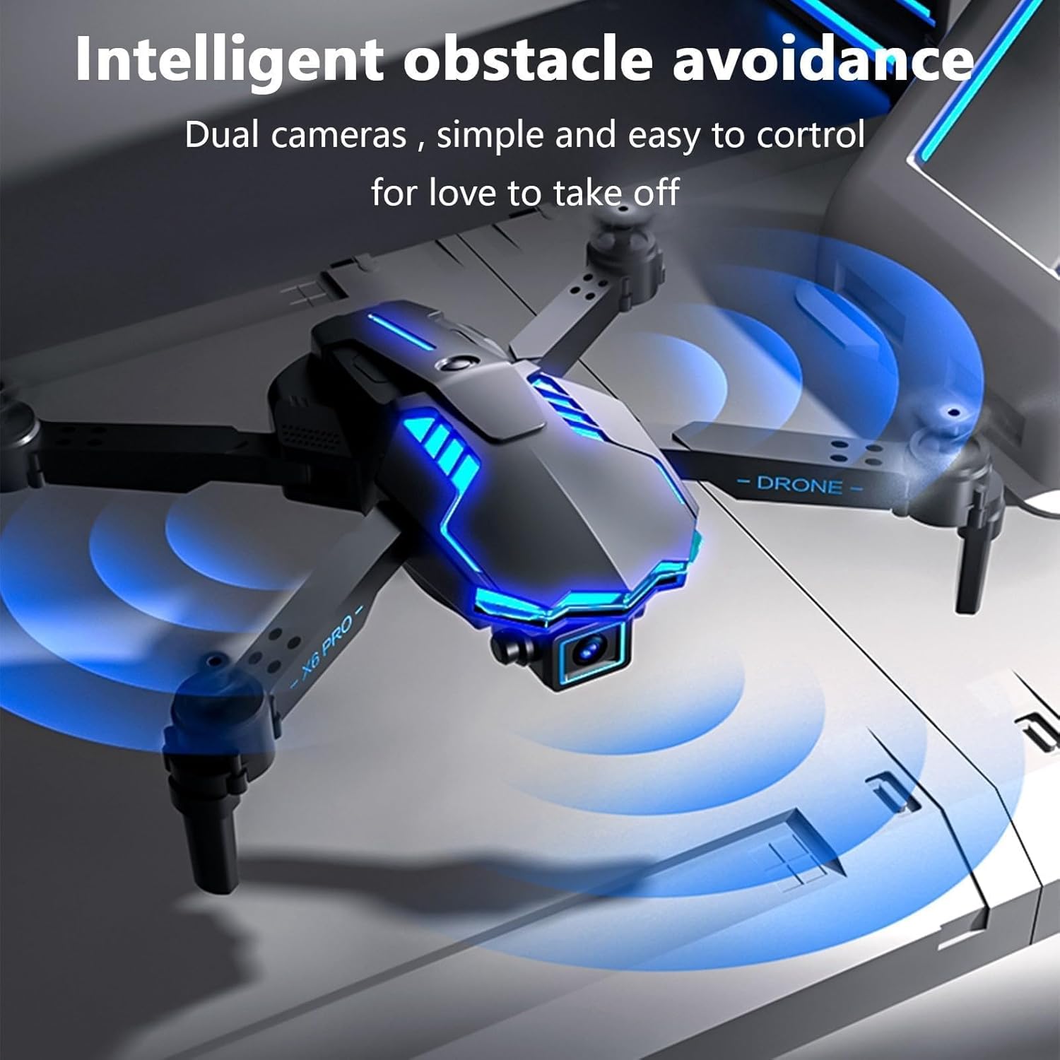 FPV Drone with 1080p HD Camera Altitude Hold Quadcopter Y53824