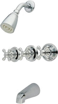 Polished Chrome Tub and Shower Faucet I198