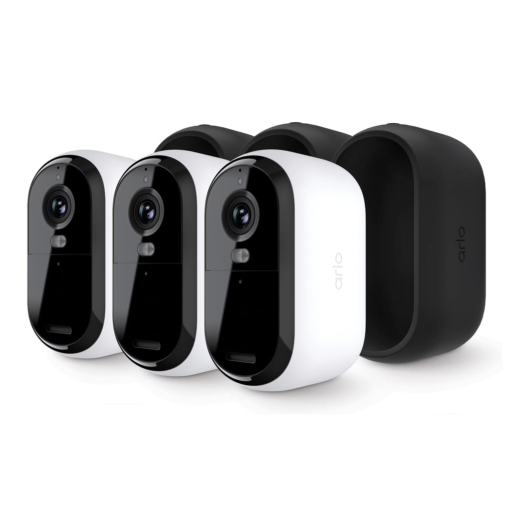 White 2K Wireless Outdoor Security Camera 3 Cam V762205