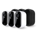 White 2K Wireless Outdoor Security Camera 3 Cam V762205