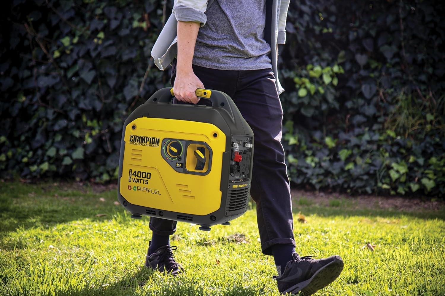 4000-Watt Dual Fuel Portable Inverter Generator E1900