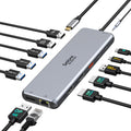 13 in 1 USB C Docking Station Dual Monitor Hub X8444