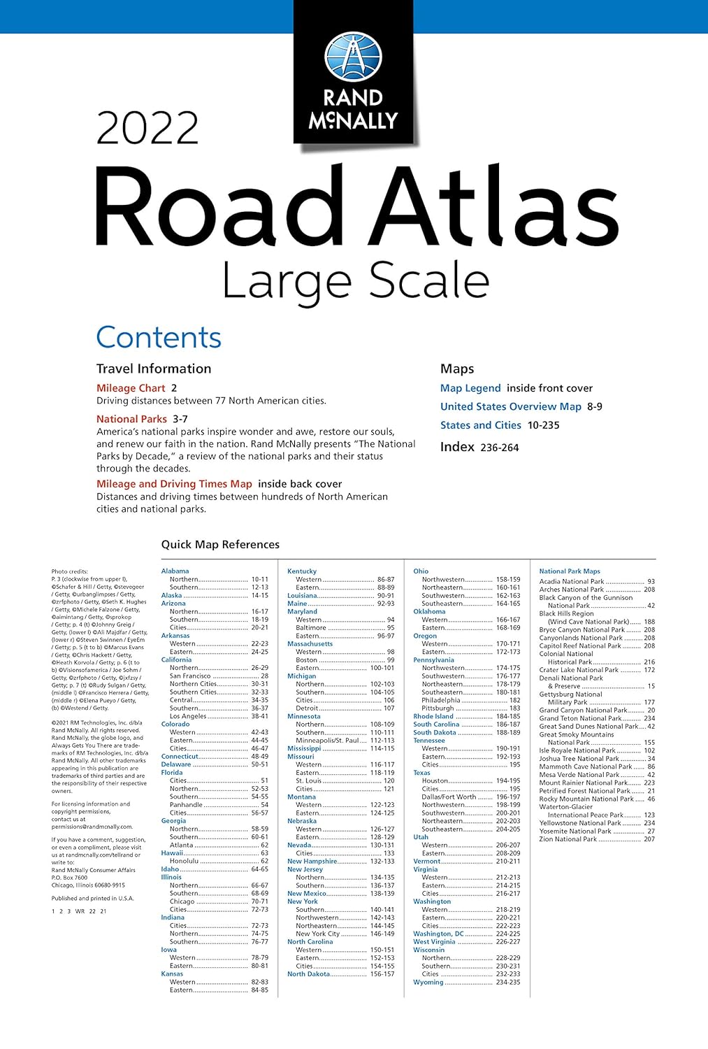 Large Scale Road Atlas P800