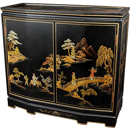 Red Slant Front Cabinet I70809