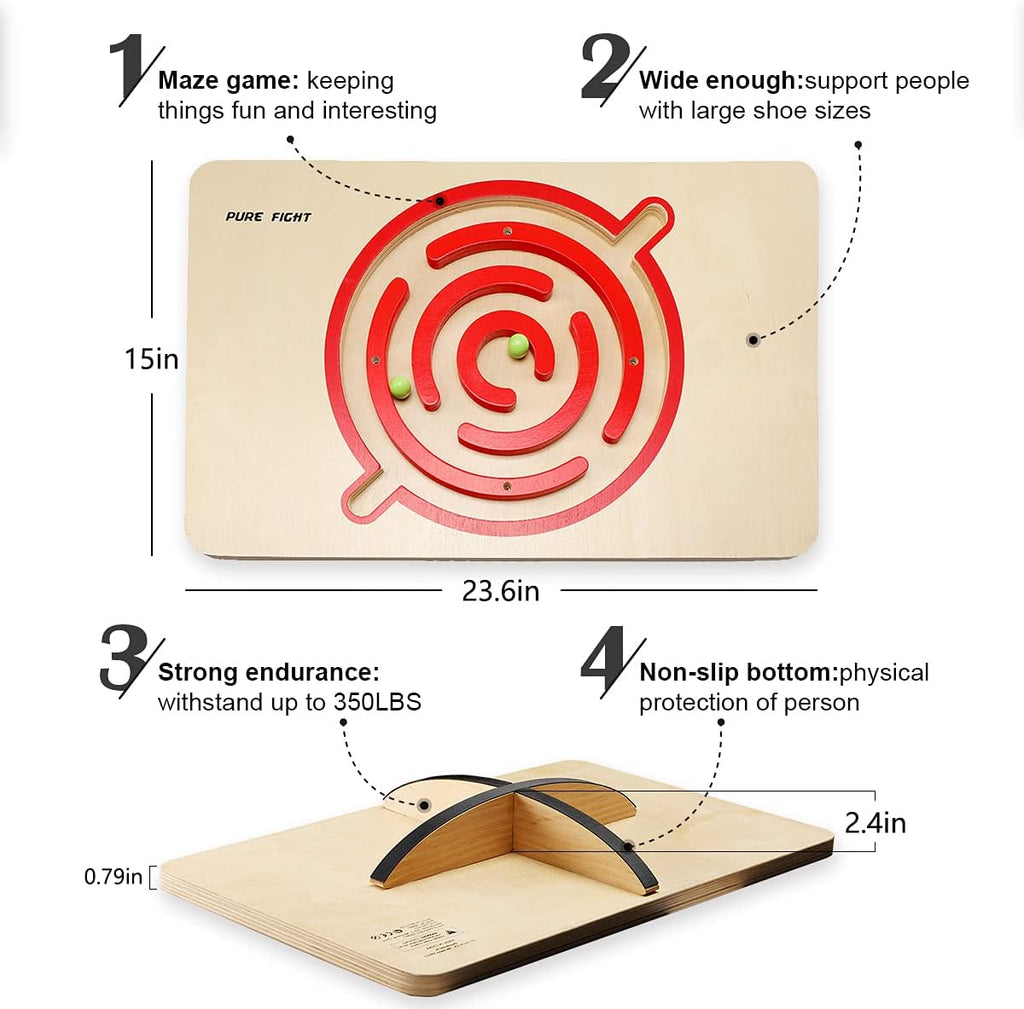 Maze Balance Board Wooden X-Large C8269