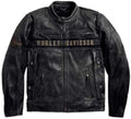 Black Leather Motorcycle Jacket R225697