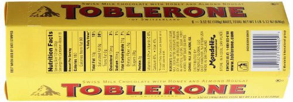 Swiss Milk Chocolate with Honey and Almond Nougat, 600 Gram Q915743
