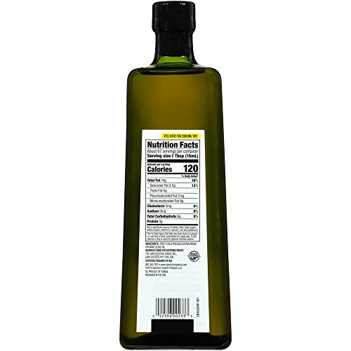 33.8 Oz Organic Extra Virgin Olive Oil L168