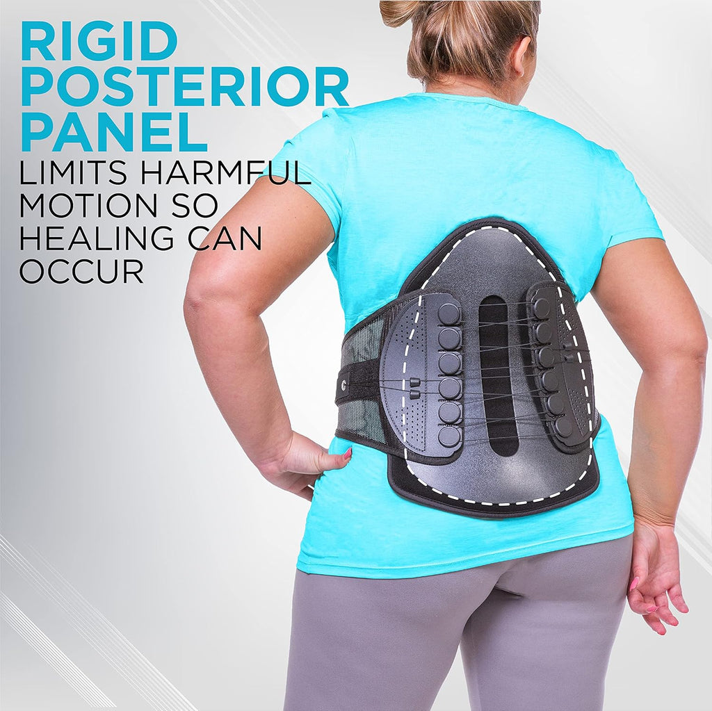 Rigid Lumbosacral Corset Belt with Pulley System N473797