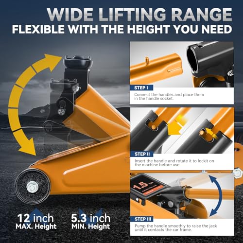 2 Ton Steel Hydraulic Floor Jack Z7194