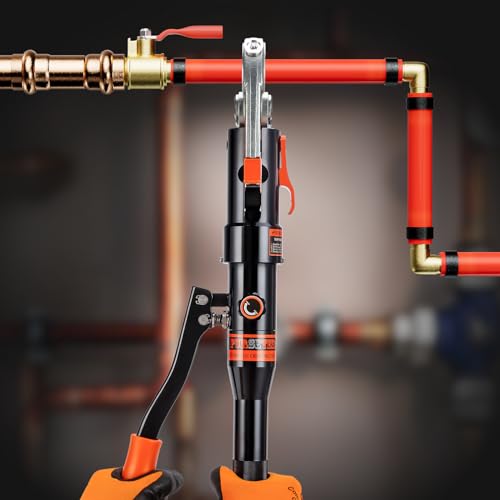 Copper Pipe Crimping Tool with 1/2 inch, 3/4 inch and 1 inch Jaws Z297