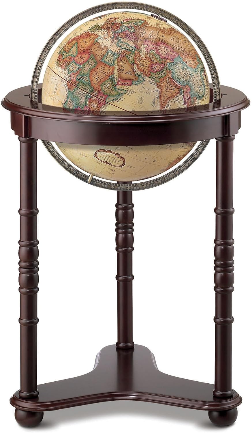 Antique Ocean 16-Inch Diameter Globe U587