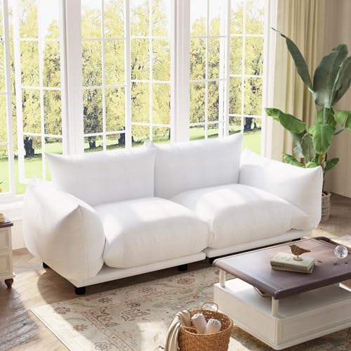Beige 3 Seater Chaise Lounge Sectional Sofa with 3 Lumbar Pillows N863211