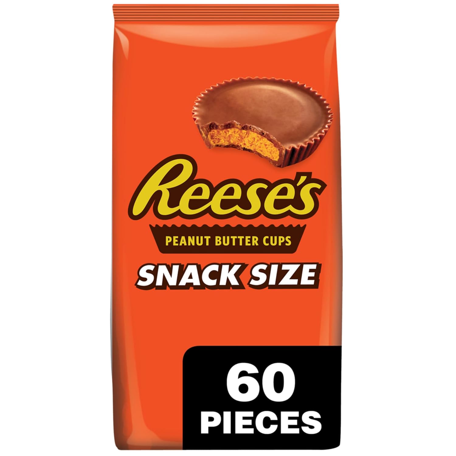 Milk Chocolate Peanut Butter Snack Size Cups, 33 oz (60 Pieces) K308237