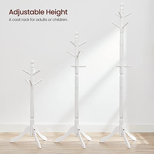 Solid Wood Coat Rack with 10 Hooks K87159
