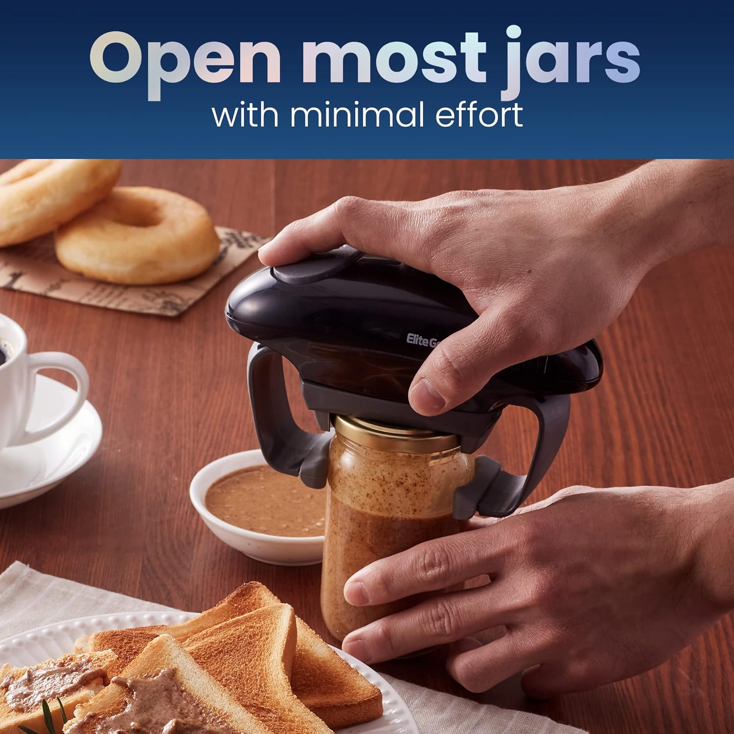 Black/Gray Electric Jar Opener D4198