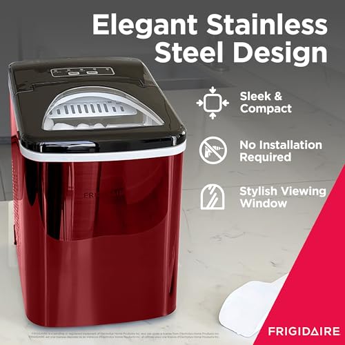 Compact Stainless Countertop Ice Maker M814